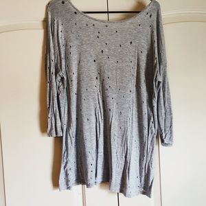 Flowy Top with Back Cut Out